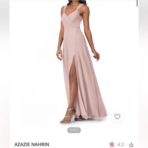Dusty Rose Azazie Bridesmaid Dress